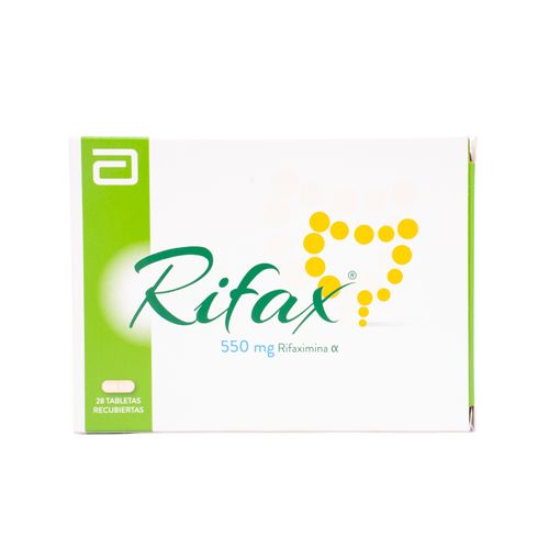 Rifax Rifaximina 550 Mg Caja X 28 Tabletas Lafrancol