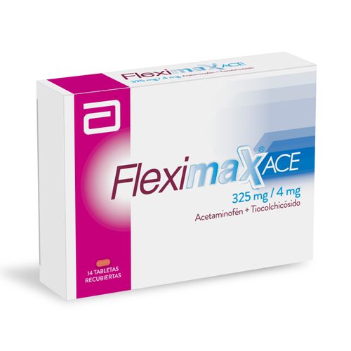 Fleximax Acetaminofén 325 Mg Tiocolchicosido 4 Mg Caja X 14 Tabletas Lafrancol