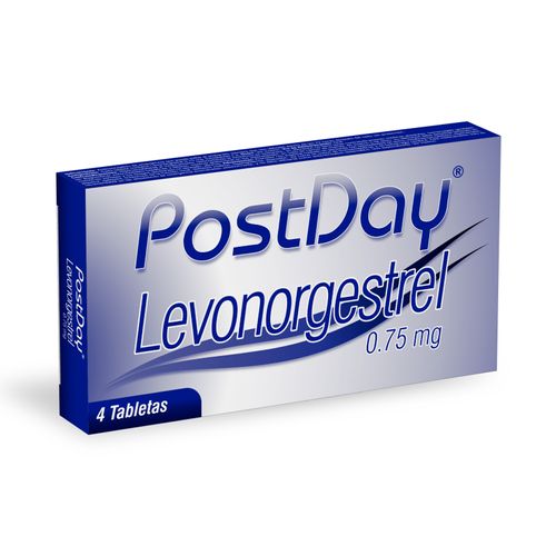 Postday Levonorgestrel 0.75 Mg Caja X 4 Tabletas Lafrancol