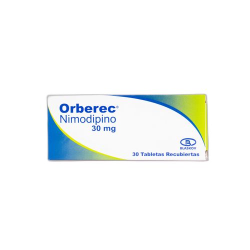Orberec Nimodipino 30 Mg Caja X 30 Tabletas Recubiertas Blaskov