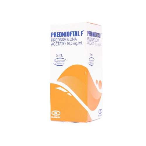 Prednioftal Prednisolona Acetato 10 Mg/Ml Frasco X 5 Ml Suspensión Oftálmica Blaskov