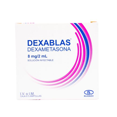 Dexablas Dexametasona Sodio Fosfato 8 Mg/2 Ml Caja X 5 Ampollas Inyectable Blaskov