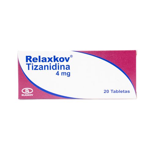 Relaxkov Tizanidina 4 Mg Caja X 20 Tabletas Blaskov