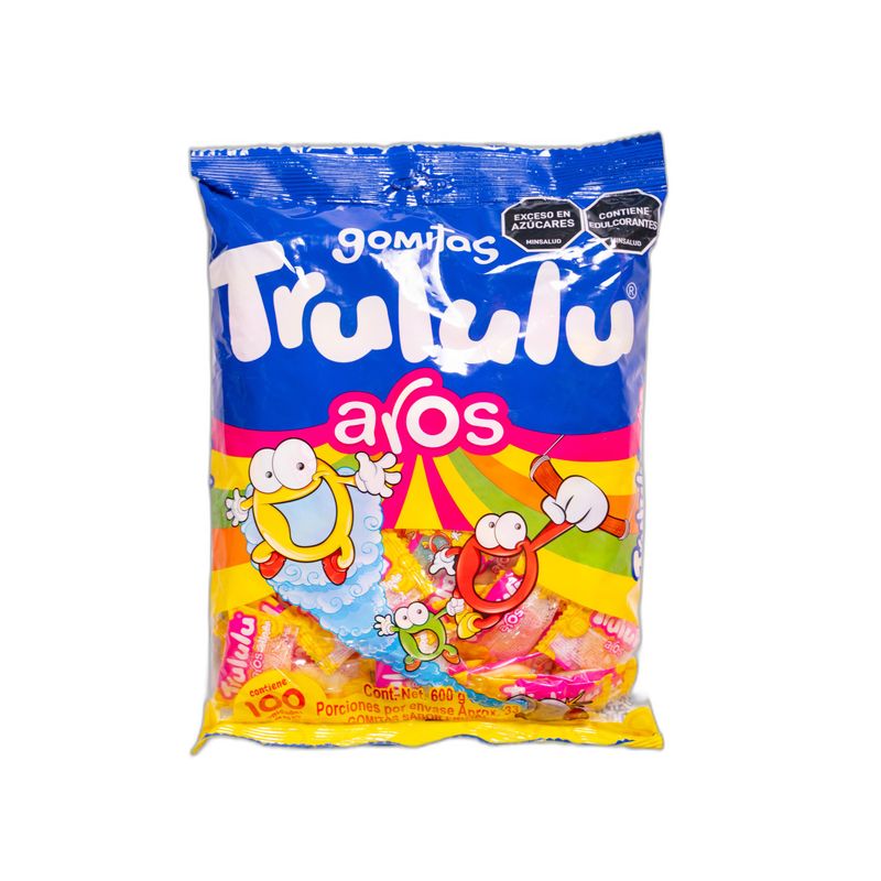 Gomitas Trululu Aros Bolsa X 100 Unidades