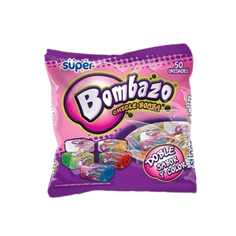 Chicle Bombazo bolsa x50 unidades dulces
