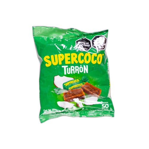 Supercoco Turrón Bolsa X 50 Unidades
