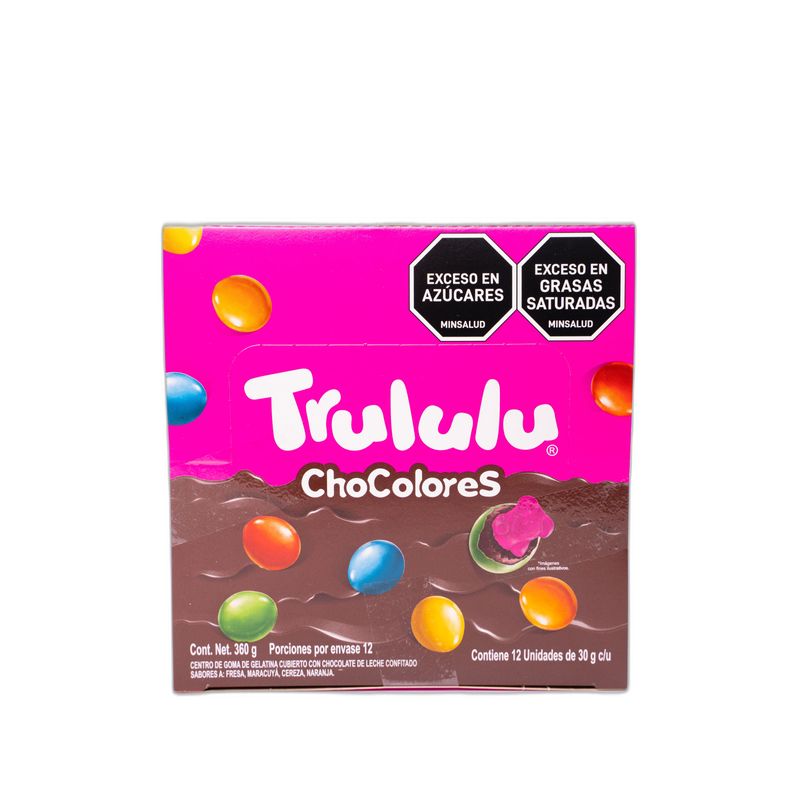 Gomitas Trululu Chocolores 12 Sobres 30 g