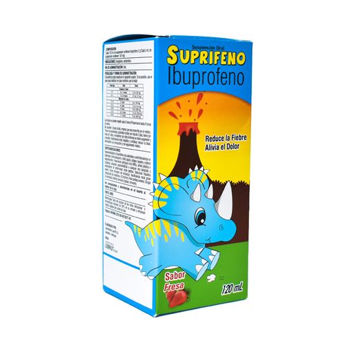 Suprifeno Ibuprofeno 2Gr/100 Ml Frasco X 120 Ml Suspensión Oral Laproff