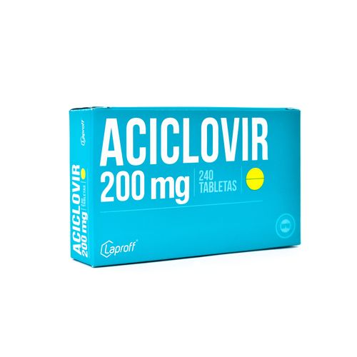 Aciclovir 200 Mg Caja X 240 Tabletas Laproff