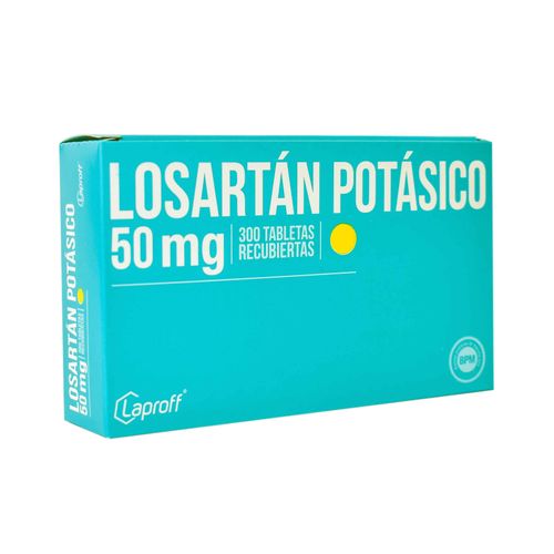 Losartan 50 Mg Caja X 300 Tabletas Laproff