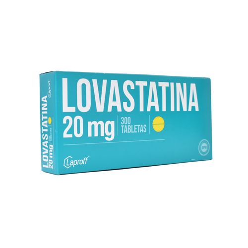 Lovastatina 20 Mg Caja X 300 Tabletas Laproff