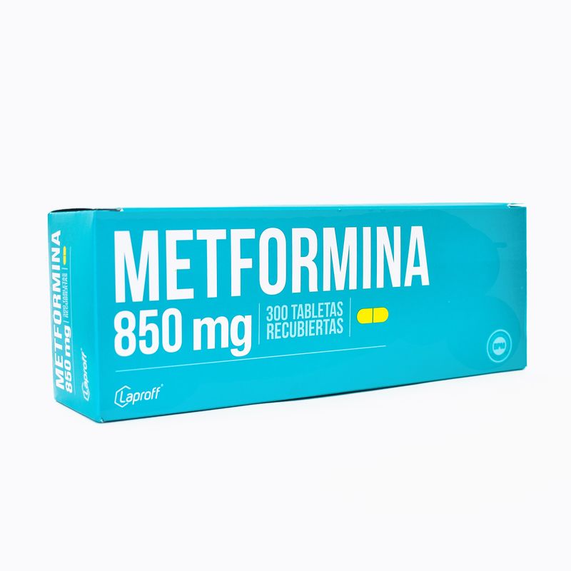 Metformina 850 Mg Caja X 300 Tabletas Laprof