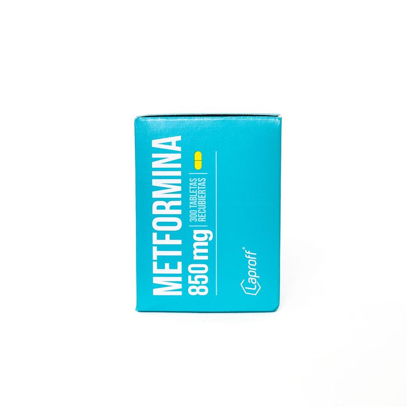 Metformina 850 Mg Caja X 300 Tabletas Laprof