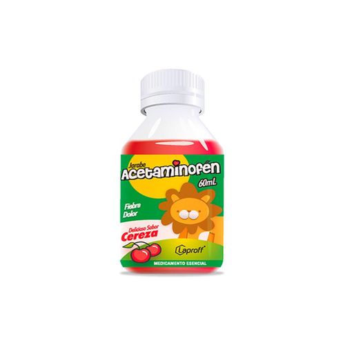 Acetaminofén Jarabe 150 Mg/5 Ml Frasco X 60 Ml Laproff