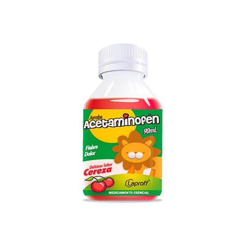 Acetaminofén Jarabe 150 Mg/5 Ml Frasco X 90 Ml Laproff