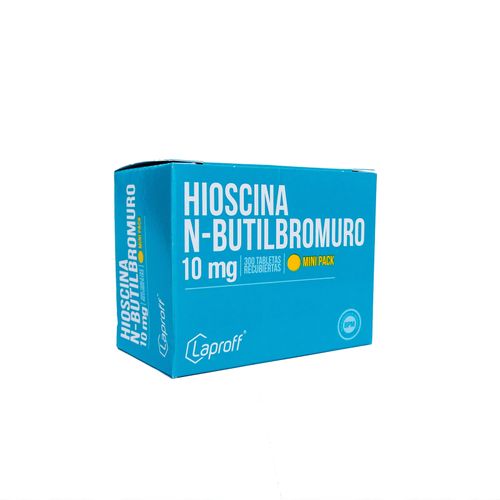 Hioscina Butil Bromuro 10 Mg Caja X 300 Tabletas Laproff
