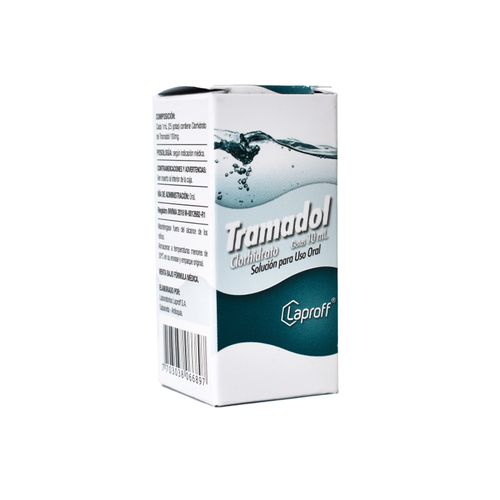 Tramadol 100 Mg/Ml Frasco X 10 Ml Gotas Laproff