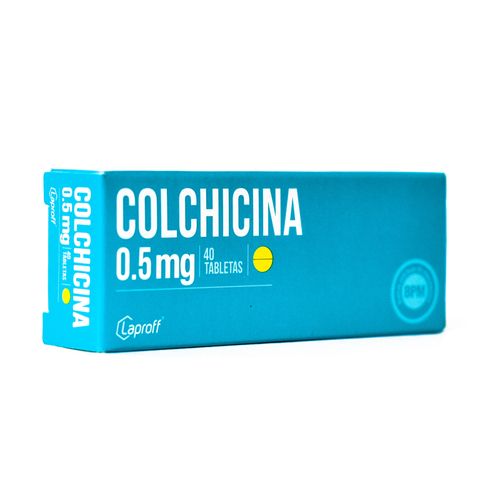 Colchicina 0.5 Mg Caja X 40 Tabletas Laproff