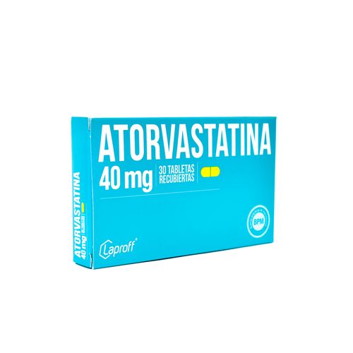 Atorvastatina 40 Mg Caja X 30 Tabletas Laproff