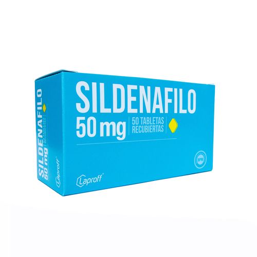Sildenafilo 50 Mg Caja X 50 Tabletas Laproff