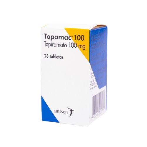 Topamac Topiramato 100 Mg Caja X 28 Tabletas Janssen