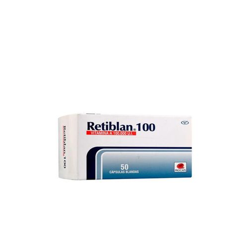 Retiblan 100 0 Ui Caja X 50 Cápsulas Blanda Vitamina Procaps