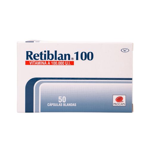 Retiblan 50 0 Ui Caja X 50 Cápsulas Blanda Vitamina Procaps