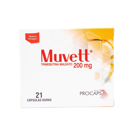 Muvett Trimebutina 200 Mg Caja X 21 Cápsulas Procaps