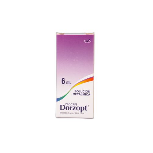 Dorzopt Solución Oftálmico 20 Mg 5 Mg Frasco X 6 Ml Oftálmica Procaps