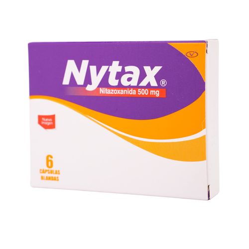 Nytax Nitazoxanida 500 Mg Caja X 6 Comprimidos Procaps