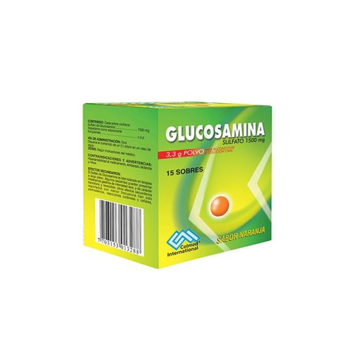 Glucosamina Polvo 1500 Mg Caja X 15 Sobre Colmed