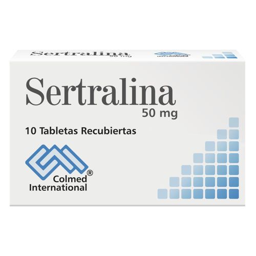Sertralina 50 Mg Caja X 10 Tabletas Colmed