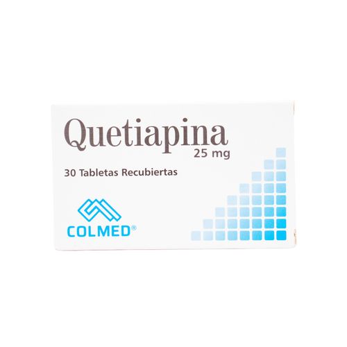 Quetiapina 25 Mg Caja X 30 Tabletas Colmed