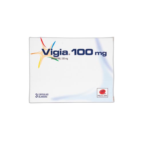 Vigia Modafinil 100 Mg Caja X 3 Cápsulas Procaps