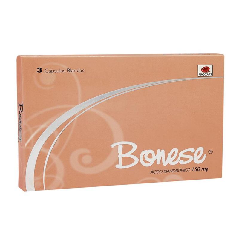 Bonese Ácido Ibandrónico 3 Cápsulas Oral