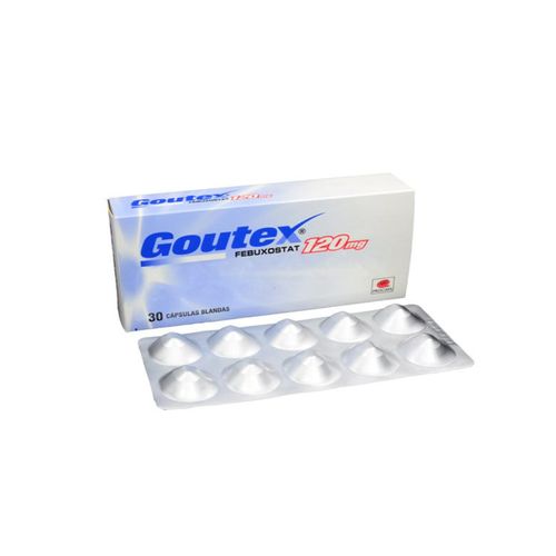 Goutex Febuxostat 120 Mg Caja X 30 Cápsulas Blanda Procaps
