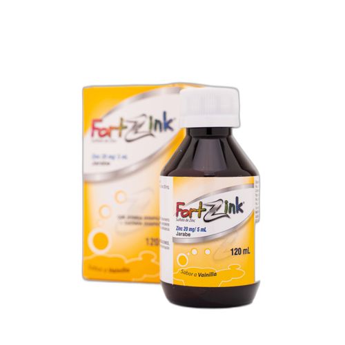 Fortzink Sulfato De Zinc 20 Mg/5Ml Frasco X 120 Procaps