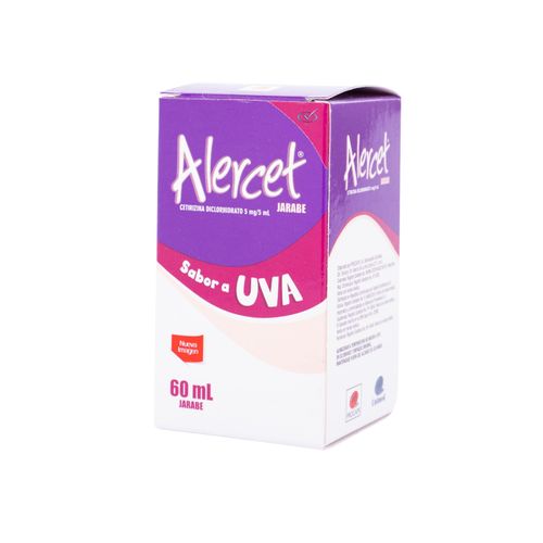 Alercet Cetirizina 100 Mg Jarabe Frasco X 60 Ml Procaps