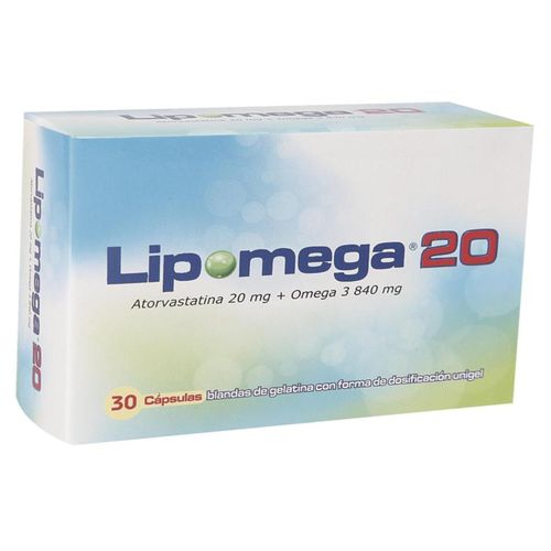 Lipomega 20Mg + 840 Mg Caja X 30 Cápsulas Procaps
