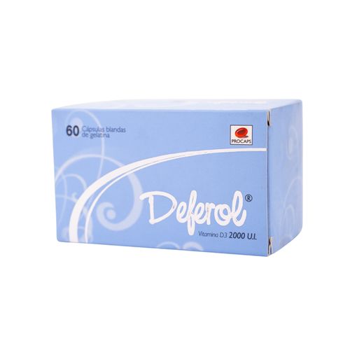 Deferol 2000 Ui Caja X 60 Cápsulas Blanda Procaps
