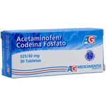 Acetaminofén Codeína 30 Tabletas Colmed