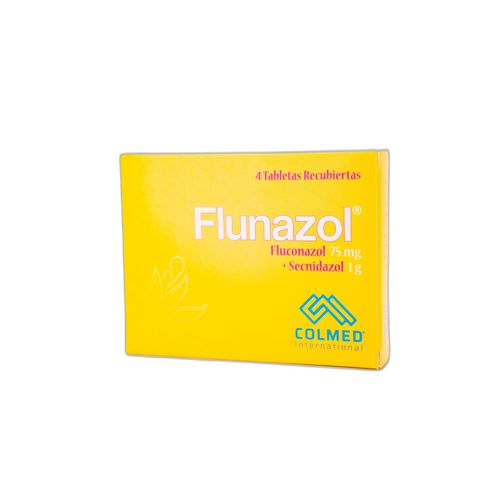 Flunazol Fluconazol 75 Gr Secnidazol 1Gr Caja X 4 Tabletas Eurofarma