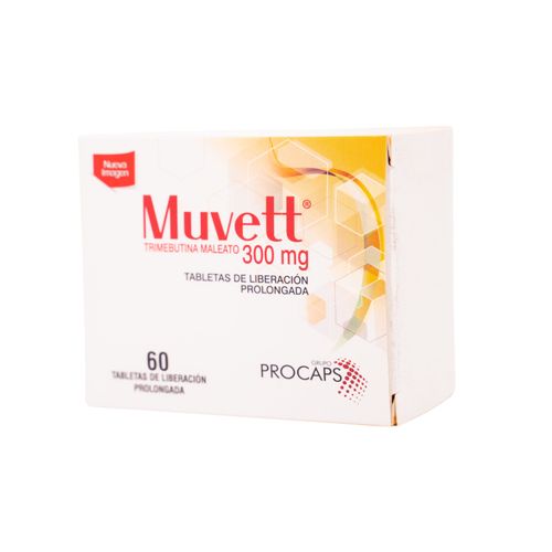 Muvett Trimebutina 300 Mg Caja X 60 Tabletas Procaps