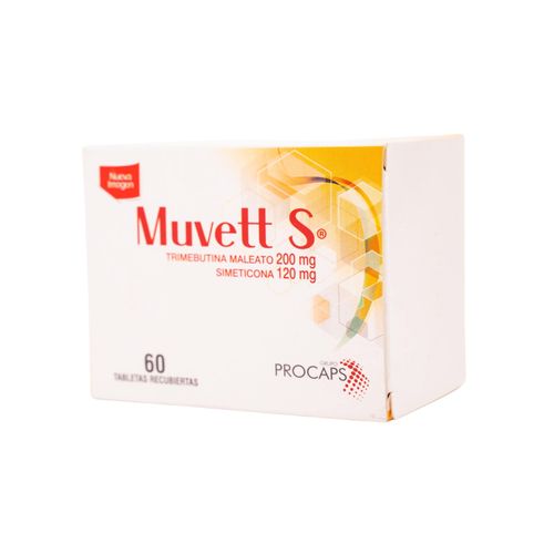 Muvett S 200/120Mg Caja X 60 Tabletas Procaps