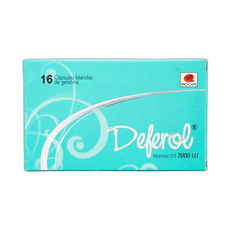 Deferol 7000 Ui Caja X 16 Cápsulas Blanda Procaps