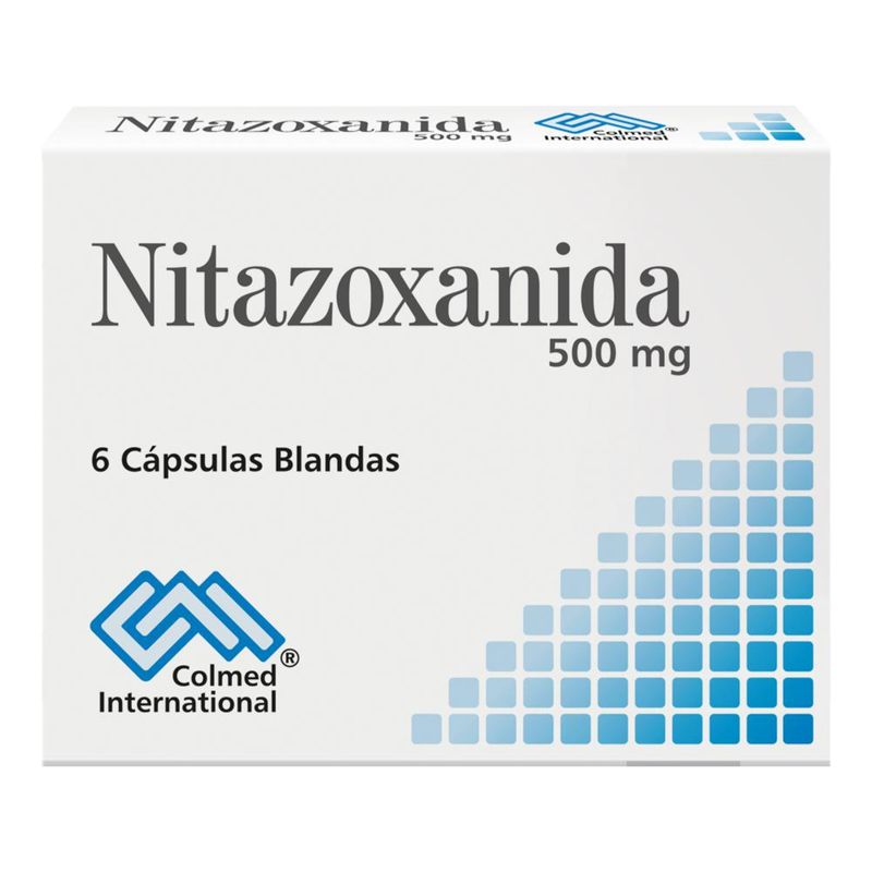 Nitazoxanida 500 Mg Caja X 6 Cápsulas Colmed
