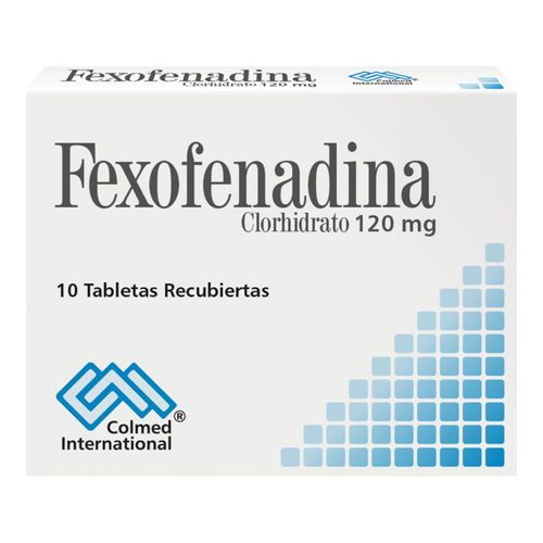 Fexofenadina Hcl 120 Mg Caja X 10 Tabletas Colmed