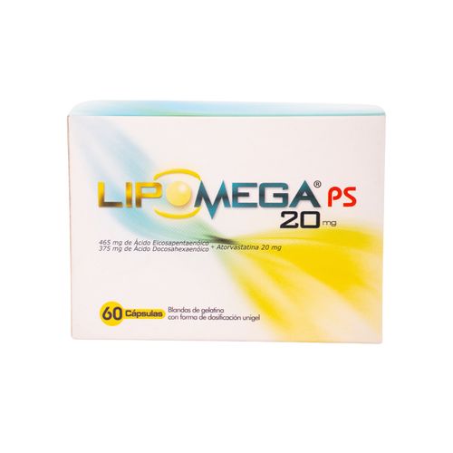 Lipomega 20Mg + 840Mg Caja X 60 Cápsulas Procaps