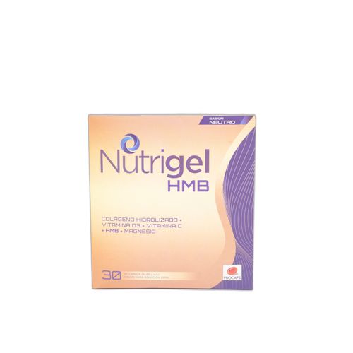 Nutrigel Hmb Neutro Caja X 30 Sobres Procaps