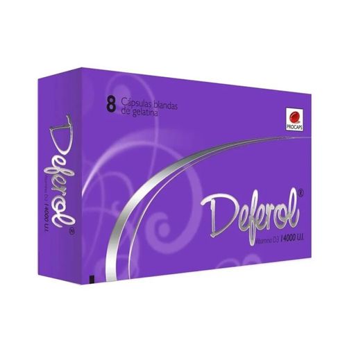 Deferol 14000 Ui Caja X 8 Cápsulas Blanda Procaps
